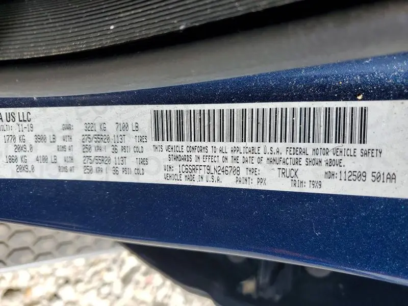 2020 RAM 1500 BIG HORN  