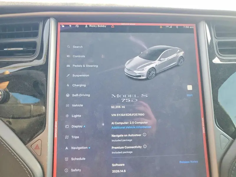 2018 TESLA MODEL S   