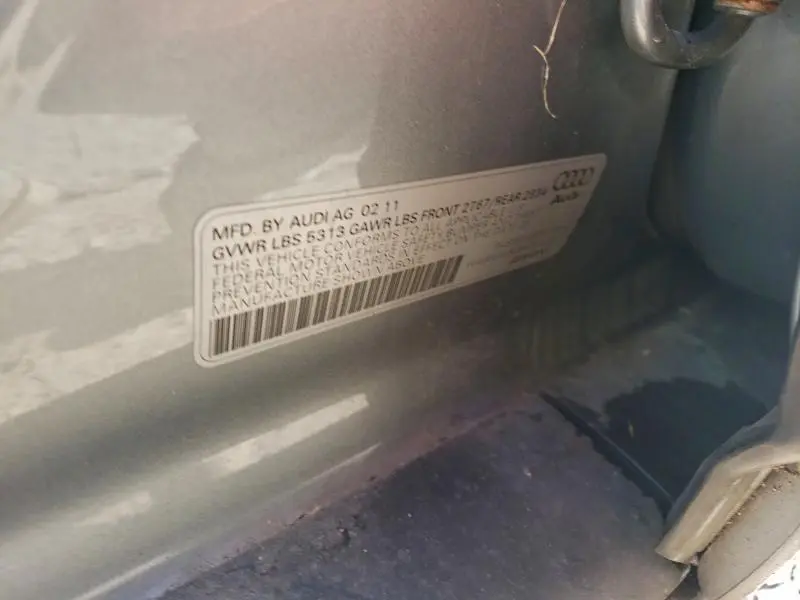 2011 AUDI A6 PREMIUM PLUS  