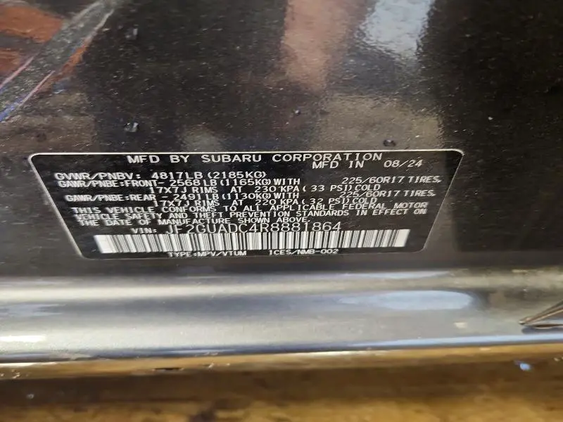 2024 SUBARU CROSSTREK PREMIUM  