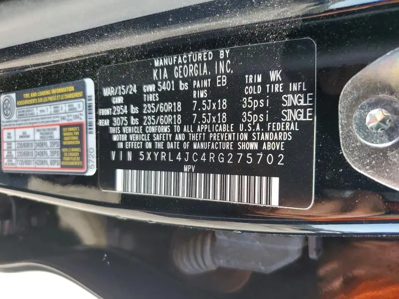 2024 KIA SORENTO S  