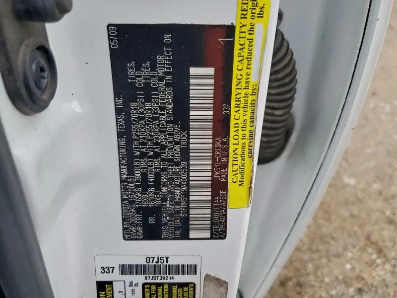 2010 TOYOTA TUNDRA DOUBLE CAB SR5  