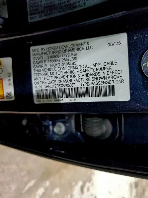 2025 HONDA ACCORD TOURING HYBRID  