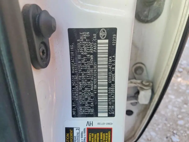 2018 TOYOTA AVALON XLE  