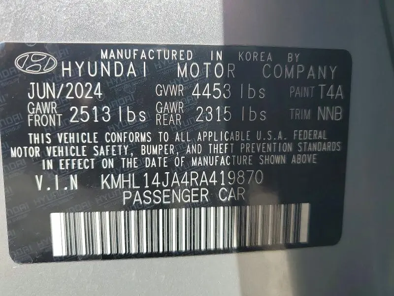 2024 HYUNDAI SONATA SEL  