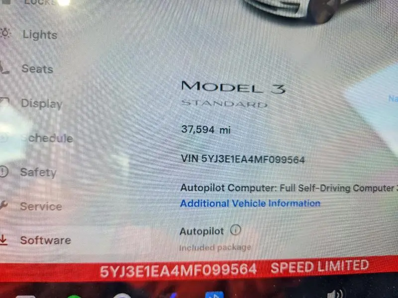 2021 TESLA MODEL 3   