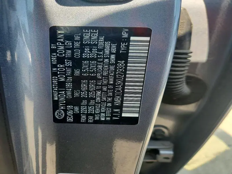 2019 HYUNDAI KONA SE  