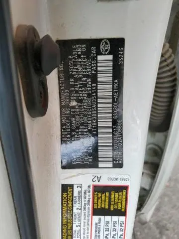 2010 TOYOTA AVALON XL  