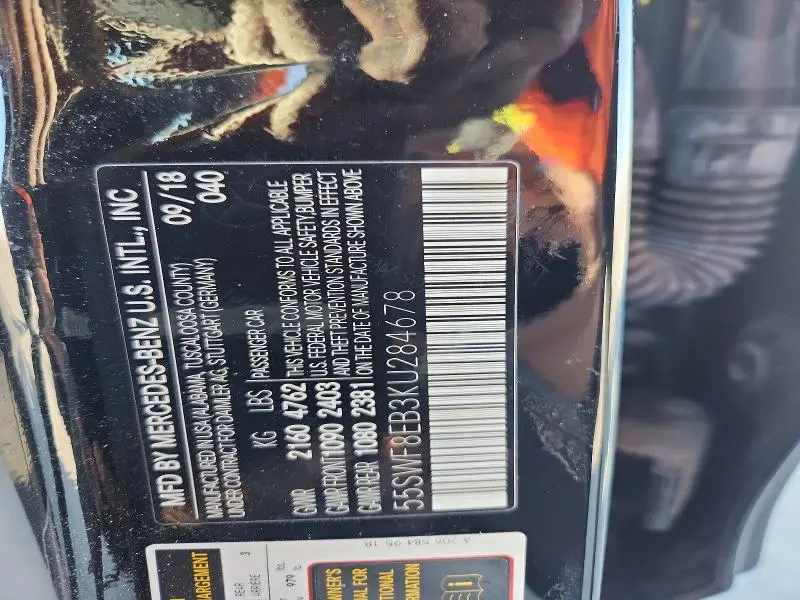 2019 MERCEDES-BENZ C 300 4MATIC  