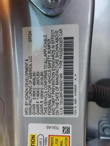 2024 ACURA TLX TECHNOLOGY  