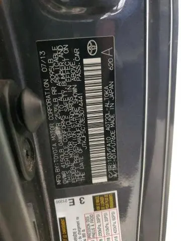 2014 TOYOTA SCION TC   