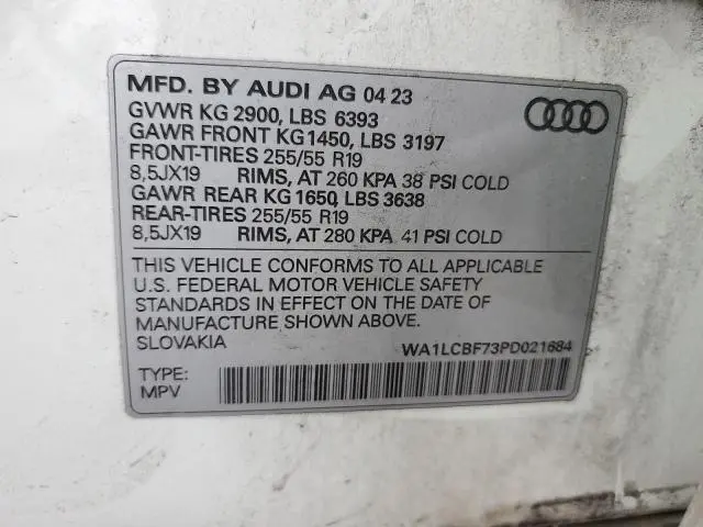 2023 AUDI Q7 PREMIUM PLUS  