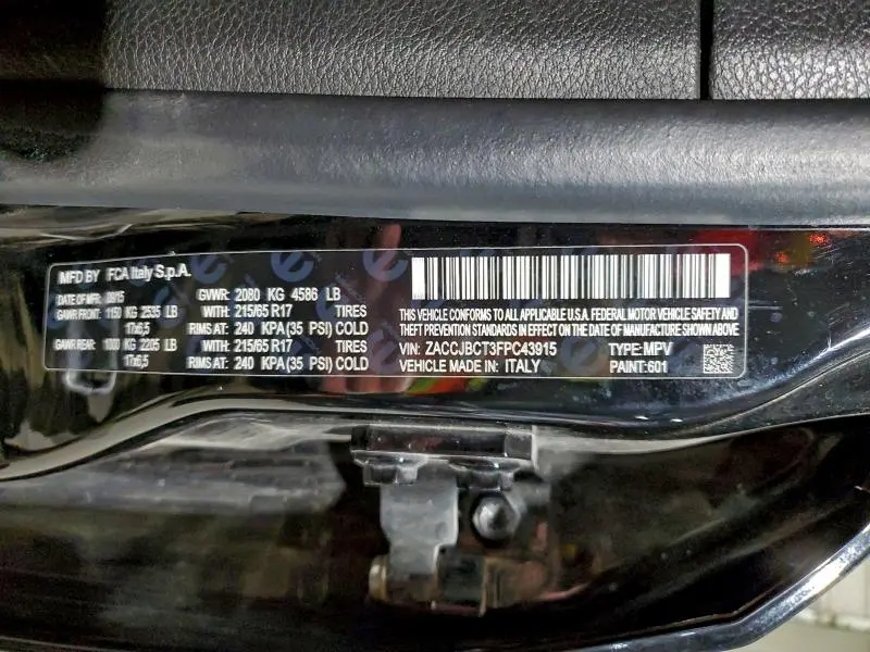 2015 JEEP RENEGADE TRAILHAWK  