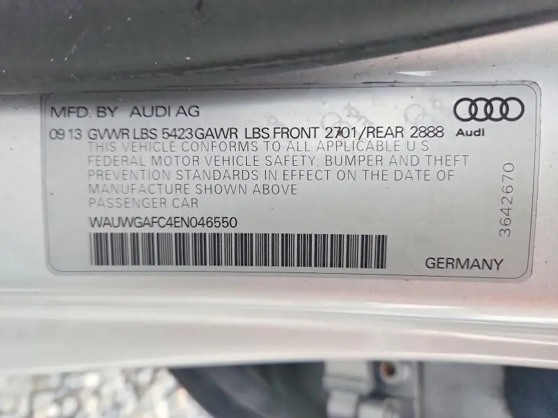 2014 AUDI A7 PREMIUM PLUS  