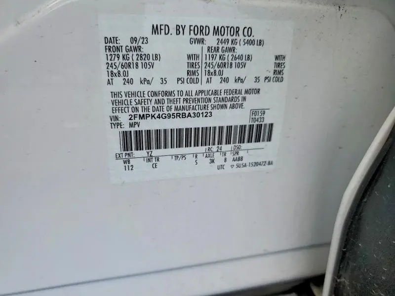 2024 FORD EDGE SE  