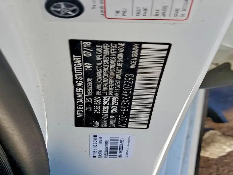 2019 MERCEDES-BENZ E 63 AMG-S 4MATIC  