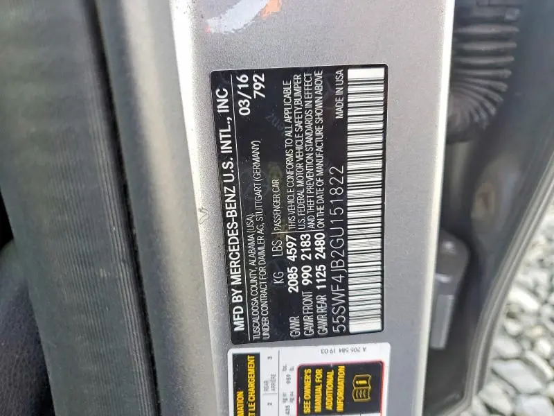 2016 MERCEDES-BENZ C 300  