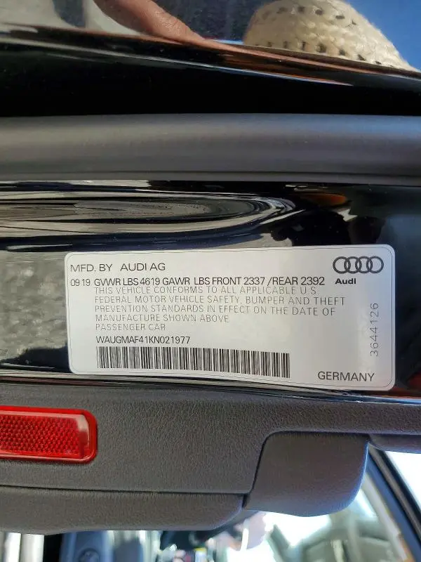 2019 AUDI A4 PREMIUM  