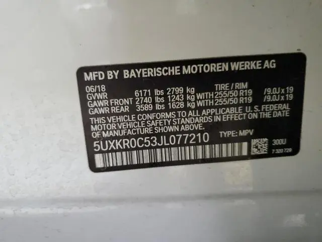 2018 BMW X5 XDRIVE35I  