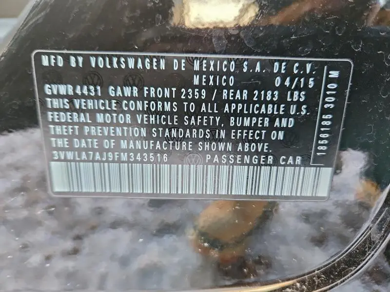 2015 VOLKSWAGEN JETTA TDI  