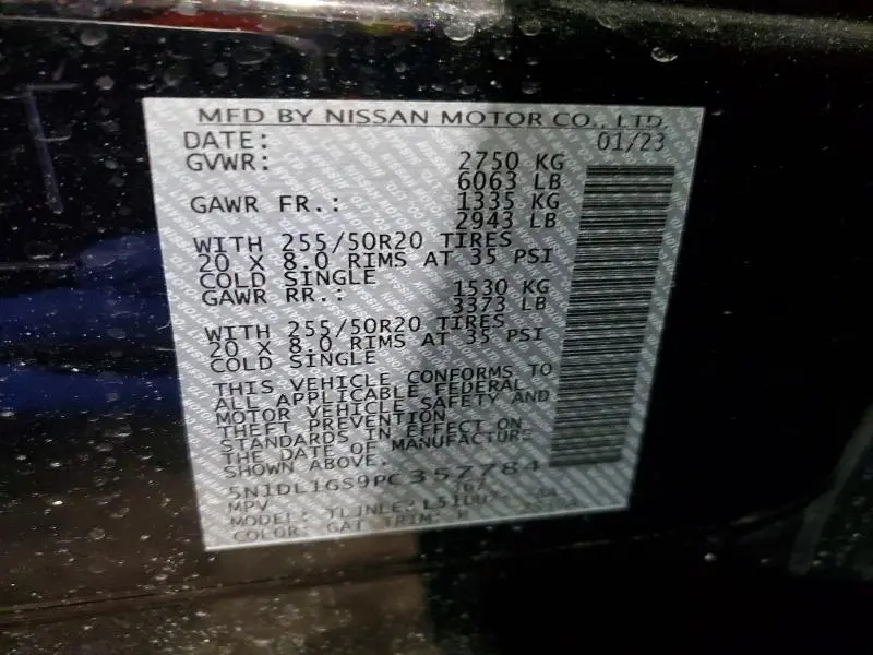 2023 INFINITI QX60 SENSORY  