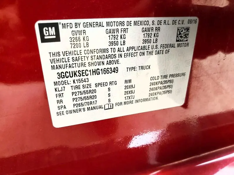 2017 CHEVROLET SILVERADO K1500 LTZ  