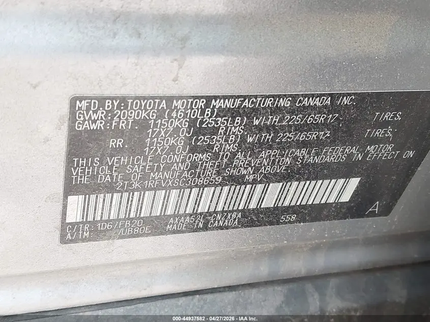 2025 TOYOTA RAV4 LE