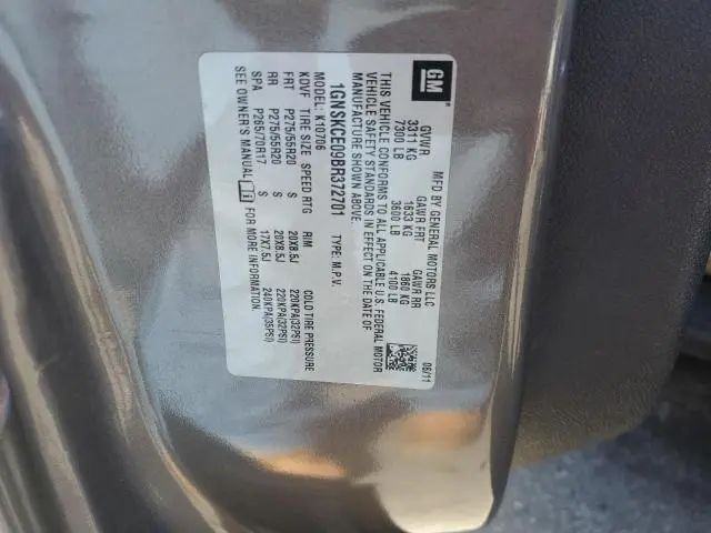 2011 CHEVROLET TAHOE K1500 LTZ  