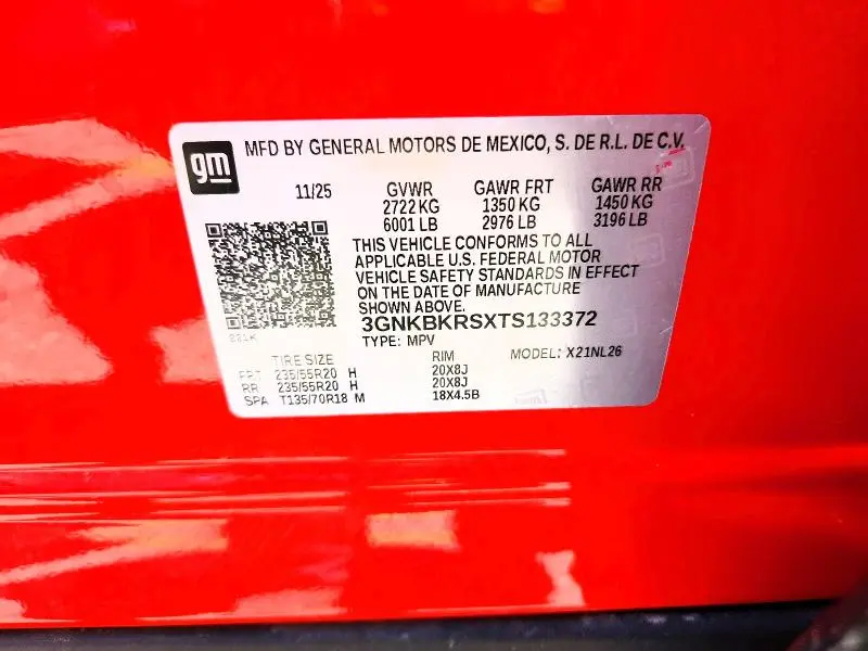 2026 CHEVROLET BLAZER RS  