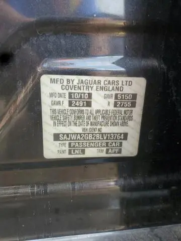 2011 JAGUAR XJL   