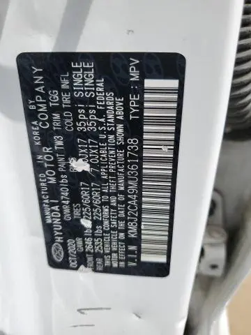 2021 HYUNDAI TUCSON SE  