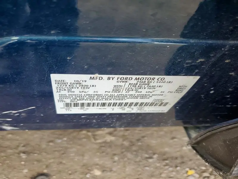 2020 FORD EDGE TITANIUM  