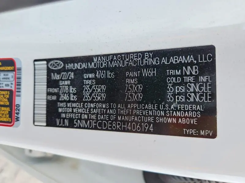 2024 HYUNDAI TUCSON SEL  