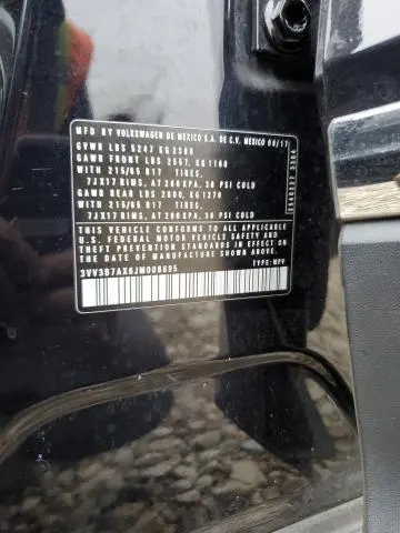 2018 VOLKSWAGEN TIGUAN SE