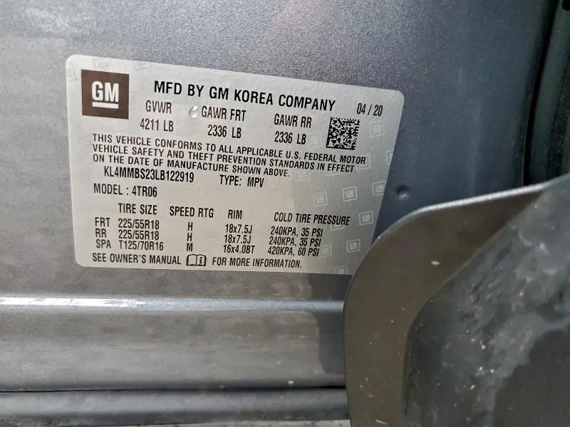 2020 BUICK ENCORE GX PREFERRED  