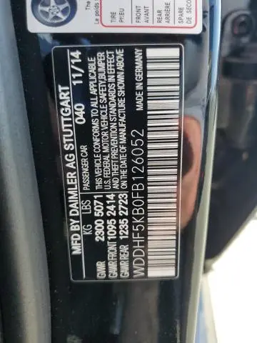 2015 MERCEDES-BENZ E 350  