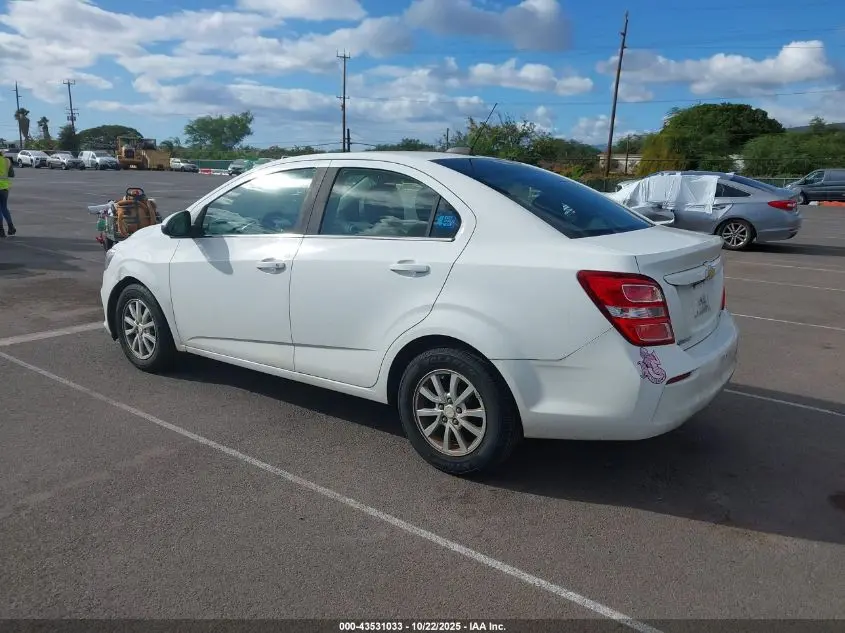 2017 CHEVROLET SONIC LT AUTO