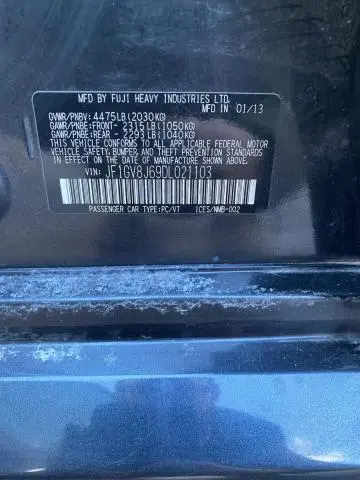 2013 SUBARU IMPREZA WRX STI  