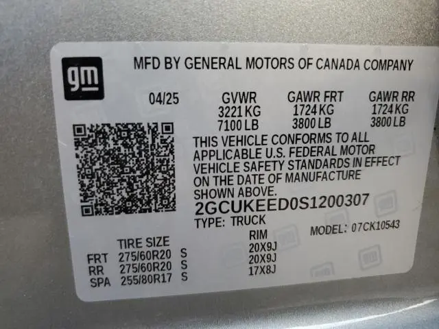 2025 CHEVROLET SILVERADO K1500 RST  