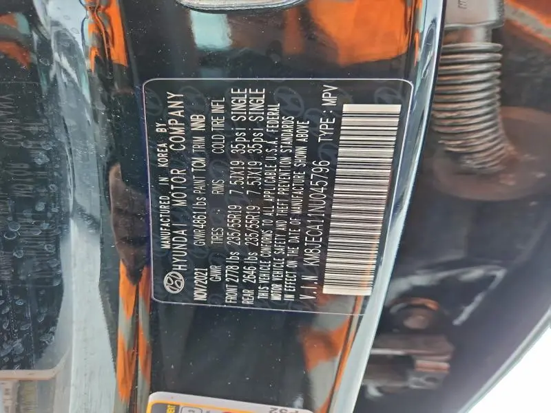 2022 HYUNDAI TUCSON LIMITED  