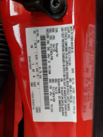 2016 FORD FOCUS SE  
