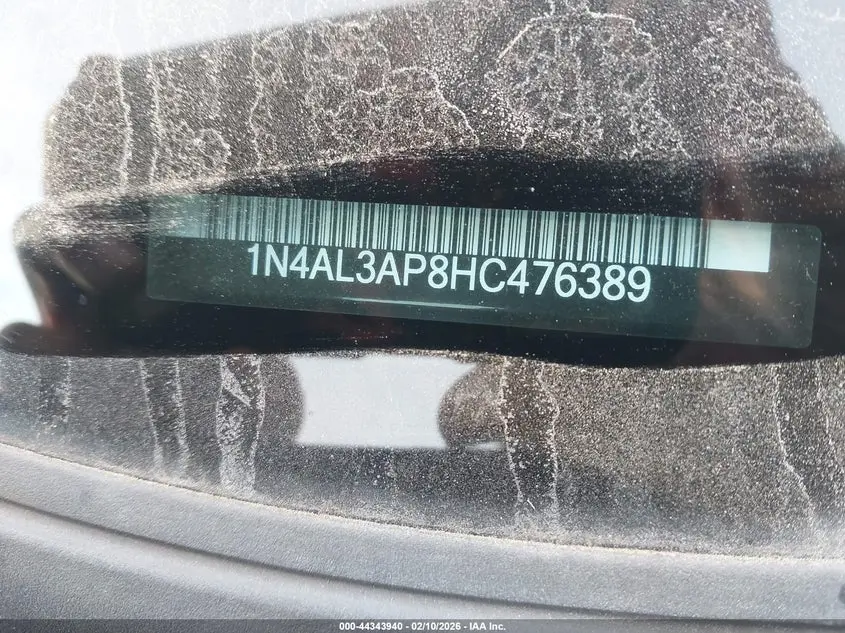 2017 NISSAN ALTIMA 2.5 SR