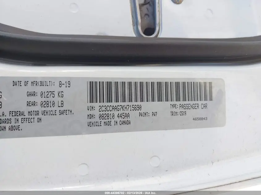 2019 CHRYSLER 300 TOURING