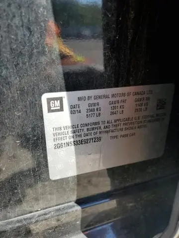 2014 CADILLAC XTS LUXURY COLLECTION  