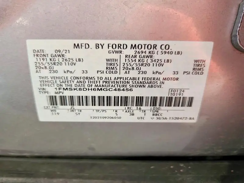 2021 FORD EXPLORER XLT  