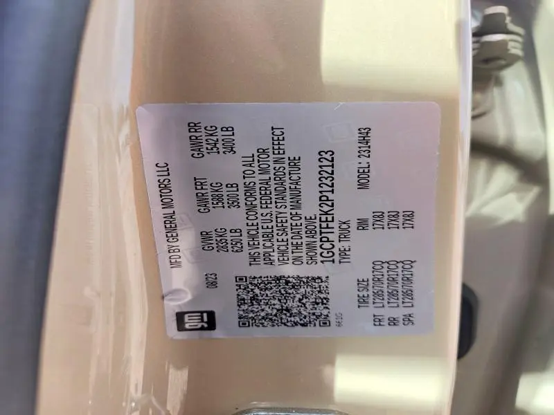 2023 CHEVROLET COLORADO ZR2  