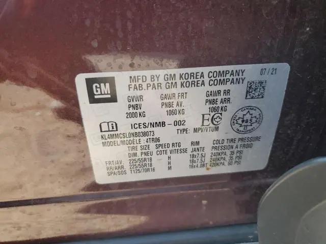2022 BUICK ENCORE GX PREFERRED  