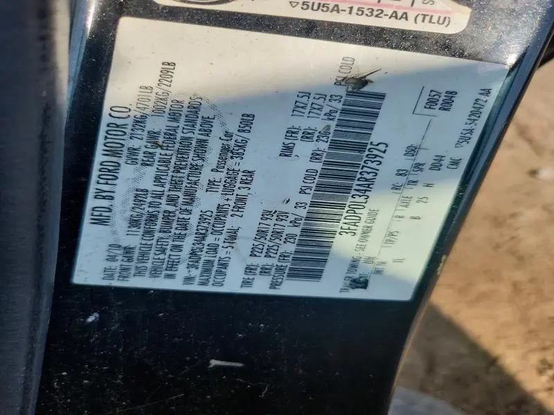 2010 FORD FUSION HYB   