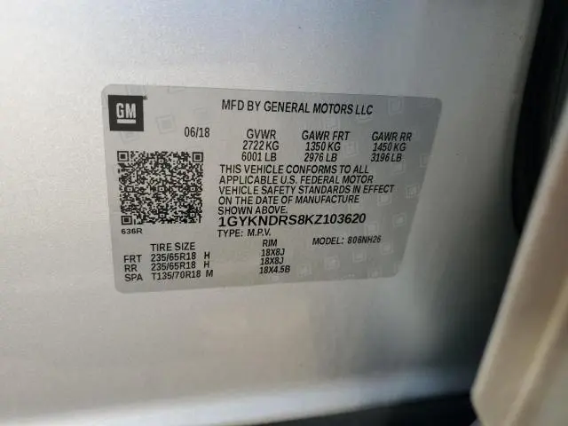 2019 CADILLAC XT5 LUXURY  