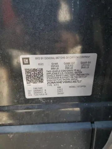 2021 CHEVROLET EQUINOX LS  